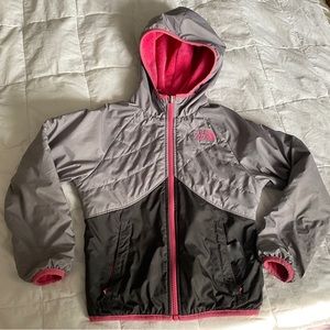The North face reversible girls fall/spring jacket.
